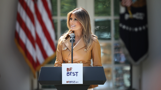 Melania Trump Describes Her Husband at Cyberbullying Summit<em></em>